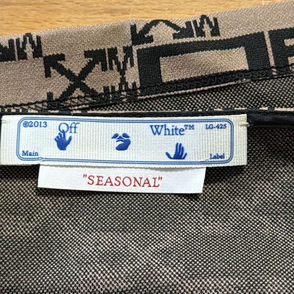 Off-White Intarsia-knit Arrows-logo Crop top Size 38 EU (US Small) - Picture 7 of 11